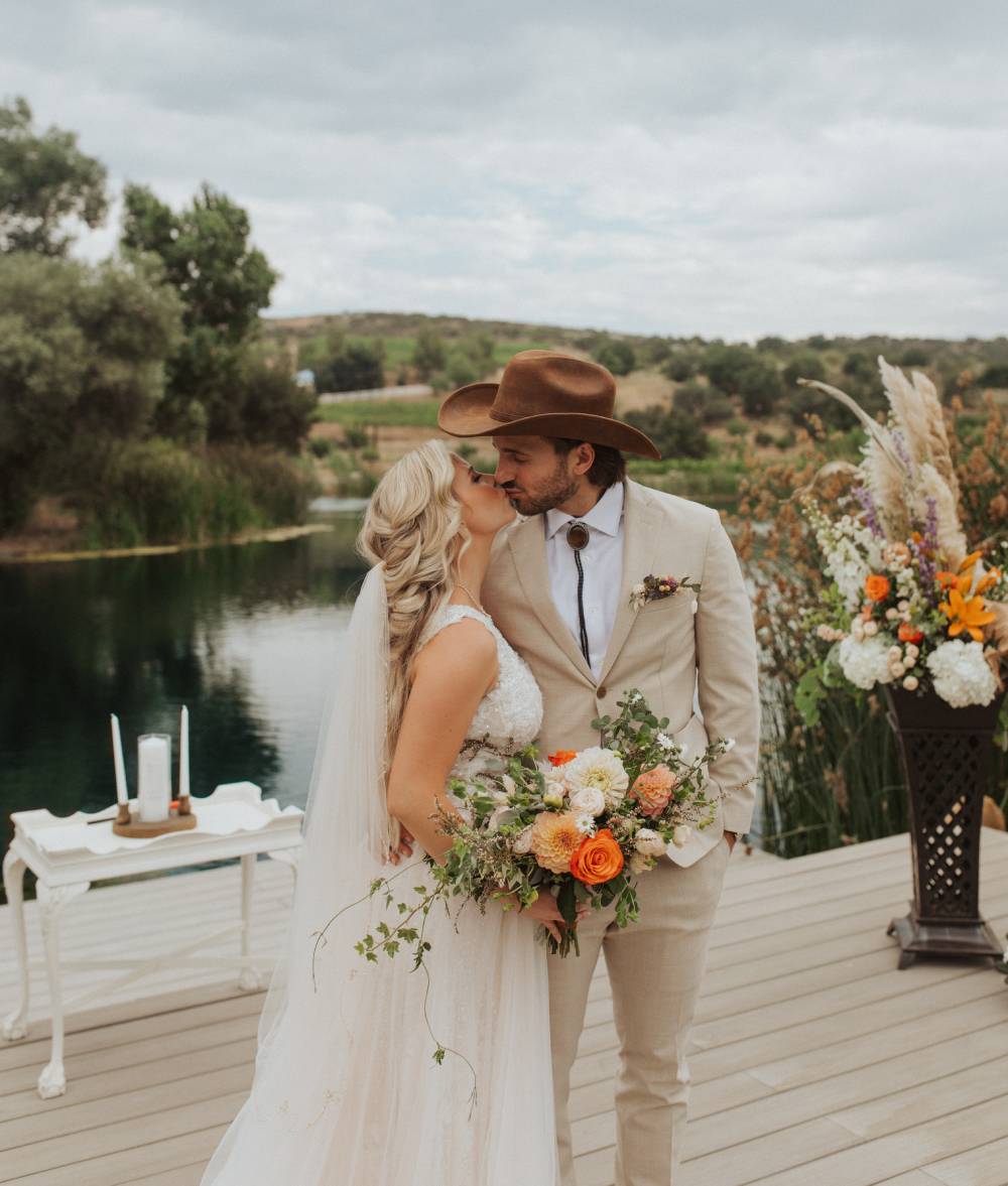Wedding on the Lake at WestWynd Ranch