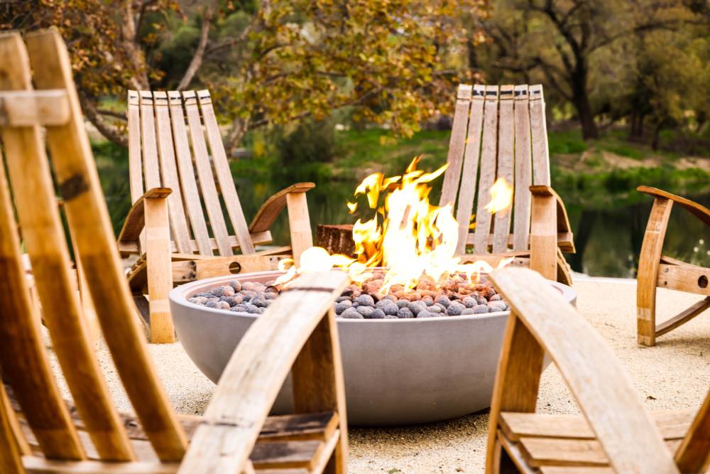 Fire Pit at the Ranch House at WestWynd Ranch